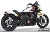 ECHAPPEMENT - FREEDOM PERFORMANCE - INDIAN SCOUT 2025UP - RADICAL RADIUS 2 EN 2 - NOIR / EMBOUTS : DROITS NOIR STAR- IN00634