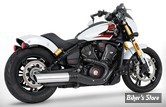 SILENCIEUX -  FREEDOM PERFORMANCE - INDIAN SCOUT 2025UP - INDIAN SCOUT 4" SLIP-ONS - CORPS : CHROME / EMBOUT SOLID : CHROME LIBERTY - IN00555