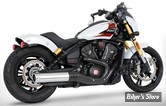 SILENCIEUX -  FREEDOM PERFORMANCE - INDIAN SCOUT 2025UP - INDIAN SCOUT 4" SLIP-ONS - CORPS : CHROME / EMBOUT SOLID : CHROME EAGLE - IN00557