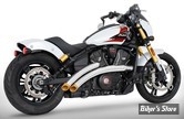 ECHAPPEMENT - FREEDOM PERFORMANCE - INDIAN SCOUT 2025UP - RADICAL RADIUS 2 EN 2 - CHROME / EMBOUTS : SLASH CUT DORE - IN00638