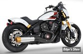 SILENCIEUX -  FREEDOM PERFORMANCE - INDIAN SCOUT 2025UP - INDIAN SCOUT 4" SLIP-ONS - CORPS : CHROME / EMBOUT SOLID : GOLD COMBAT - IN00599