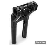 POUR GUIDON DE Ø 28,60 MM - RISERS - ROLAND SANDS DESIGN - 0NE PIECE Sector Pullback Riser System - HAUTEUR :25.40 CM / 10" - NOIR