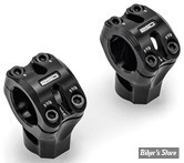 POUR GUIDON DE Ø 28,60 MM - RISERS - ROLAND SANDS DESIGN - TWO PIECE Sector Pullback Riser System - HAUTEUR : 5.10 CM / 2" - NOIR-