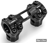 POUR GUIDON DE Ø 28,60 MM - RISERS - ROLAND SANDS DESIGN - 0NE PIECE Sector Pullback Riser System - HAUTEUR : 5.10 CM / 2" - NOIR