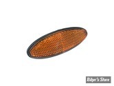 REFLECTEUR / CATADIOPTRE - 95 MM X 33 MM - ELLIPTIQUE - ORANGE