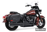 -  ECHAPPEMENT THORCAT / FREEDOM PERFORMANCE - SOFTAIL MILWAUKEE EIGHT 107CI 2018/2020 - INDEPENDECE LG - NOIR / EMBOUTS  : CHROME - HOMOLOGUÉ ECE