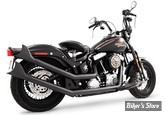 -  ECHAPPEMENT THORCAT / FREEDOM PERFORMANCE - SOFTAIL 86/99 - UPSWEEP - CHROME / EMBOUTS : SHARKTAIL NOIR - HOMOLOGUÉ ECE