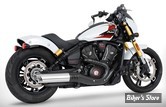 SILENCIEUX -  FREEDOM PERFORMANCE - INDIAN SCOUT 2025UP - INDIAN SCOUT 4" SLIP-ONS - CORPS : CHROME / EMBOUT SOLID : CHROME RACING - IN00553