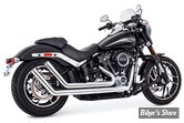 -  ECHAPPEMENT THORCAT / FREEDOM PERFORMANCE - SOFTAIL MILWAUKEE EIGHT 107CI 2018/2020 - UPSWEEP - CHROME / EMBOUTS : CHROME STAR - HOMOLOGUÉ ECE