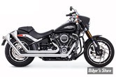 -  ECHAPPEMENT THORCAT / FREEDOM PERFORMANCE - SOFTAIL MILWAUKEE EIGHT 107CI 2018/2020 - UPSWEEP - CHROME / EMBOUTS : SHARKTAIL CHROME - HOMOLOGUÉ ECE