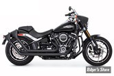 -  ECHAPPEMENT THORCAT / FREEDOM PERFORMANCE - SOFTAIL MILWAUKEE EIGHT 107CI 2018/2020 - UPSWEEP - NOIR / EMBOUTS : SHARKTAIL NOIR - HOMOLOGUÉ ECE