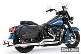 -  ECHAPPEMENT THORCAT / FREEDOM PERFORMANCE - SOFTAIL MILWAUKEE EIGHT 107CI 2018/2020 - SHARKTAIL TRUE DUALS - LONGUEUR : 36" - CHROME - HOMOLOGUÉ ECE