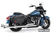 -  ECHAPPEMENT THORCAT / FREEDOM PERFORMANCE - SOFTAIL MILWAUKEE EIGHT 107CI 2018/2020 - SHARKTAIL TRUE DUALS - LONGUEUR : 39" - CHROME - HOMOLOGUÉ ECE