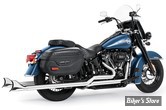 -  ECHAPPEMENT THORCAT / FREEDOM PERFORMANCE - SOFTAIL MILWAUKEE EIGHT 107CI 2018/2020 - SHARKTAIL TRUE DUALS - LONGUEUR : 42" - CHROME - HOMOLOGUÉ ECE