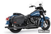 -  ECHAPPEMENT THORCAT / FREEDOM PERFORMANCE - SOFTAIL MILWAUKEE EIGHT 107CI 2018/2020 -BLUE PROOF TRUE DUALS - LONGUEUR : 39" - NOIR - HOMOLOGUÉ ECE