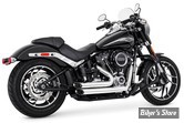 -  ECHAPPEMENT THORCAT / FREEDOM PERFORMANCE - SOFTAIL MILWAUKEE EIGHT 107CI 2018/2020 - AMENDMENT SIDE SLASH - CHROME - HOMOLOGUÉ ECE