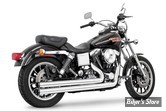 -  ECHAPPEMENT THORCAT / FREEDOM PERFORMANCE - DYNA 1991/1998 - INDEPENDENCE LG - CHROME / EMBOUTS : NOIR SCUPLTÉ - HOMOLOGUÉ ECE