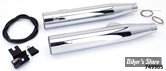 - SILENCIEUX MCJ REGLABLES - DYNA FXDF / FXDLS / FXDWG 06/16 - EC - 2 EN 2 ROYAL 80 - FINITION : CHROME