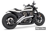 ECHAPPEMENT - Sportster RH1250S 2021UP - FREEDOM PERFORMANCE  - RADICAL RADIUS - CHROME / EMBOUTS : BISEAU CHROME - HD02075