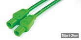 Ø  8.0MM - FILS DE BOUGIES UNIVERSEL - TAYLOR / SUMAX - 8.00MM SPIRO-PRO UNIVERSAL SPARK PLUG WIRE SET - ANGLE : 180° - COULEUR : VERT FLUO - LONGUEUR : 24" - 76985