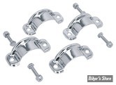 COLLIERS DE SILENCIEUX - OEM 65722-85B / 65722-85 - TOURING 87/94 - CHROME