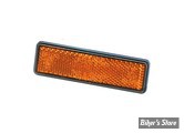 REFLECTEUR / CATADIOPTRE - 94 MM X 26 MM - PETIT RECTANGULAIRE - ORANGE