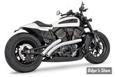 ECHAPPEMENT - Sportster RH1250S 2021UP - FREEDOM PERFORMANCE  - RADICAL RADIUS - CHROME / EMBOUTS : DROIT STAR CHROME    - 