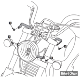 - TETE DE FOURCHE - SANTEE - BATWING SML SERIE : KIT DE MONTAGE : INDIAN 15-24 Scout, 16-20, 23-24 Scout Sixty