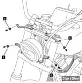 - TETE DE FOURCHE - SANTEE - BATWING SML SERIE : KIT DE MONTAGE : SOFTAIL MILWAUKEE EIGHT FXLR 2018/2020