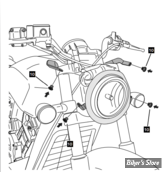 - TETE DE FOURCHE - SANTEE - BATWING SML SERIE : KIT DE MONTAGE : INDIAN 18-24 Scout Bobber, 21-24 Scout Bobber Twenty, 23-24 Scout Bobber Sixty