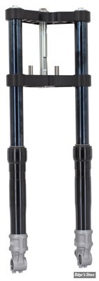 FOURCHE ÖHLINS 43MM FG620/621 - LONGUEUR : 800MM / 31,5" - ANGLE : + 0° / FINITION : NOIR - AVEC TÉS ZODIAC FINITION : ANODISÉ NOIR