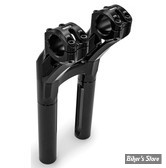 POUR GUIDON DE Ø 28,60 MM - RISERS - ROLAND SANDS DESIGN - TWO PIECE Sector Pullback Riser System - HAUTEUR :25.40 CM / 10" - NOIR