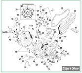  ECLATE J - PIECE N° 00 - ECLATE PIECES CARTER MOTEUR  - S&S SUPER STOCK - BIGTWIN 36/69