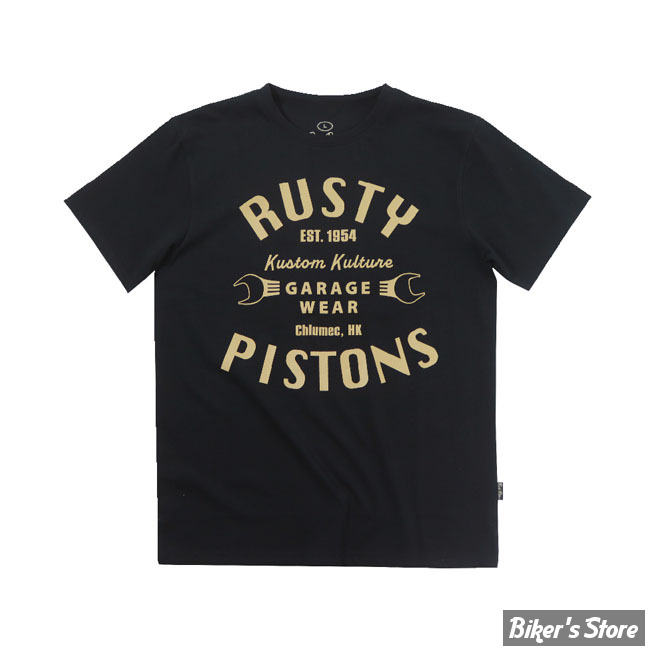 - TEE-SHIRT - RUSTY PISTONS - Vista t-shirt - BLACK - TAILLE M