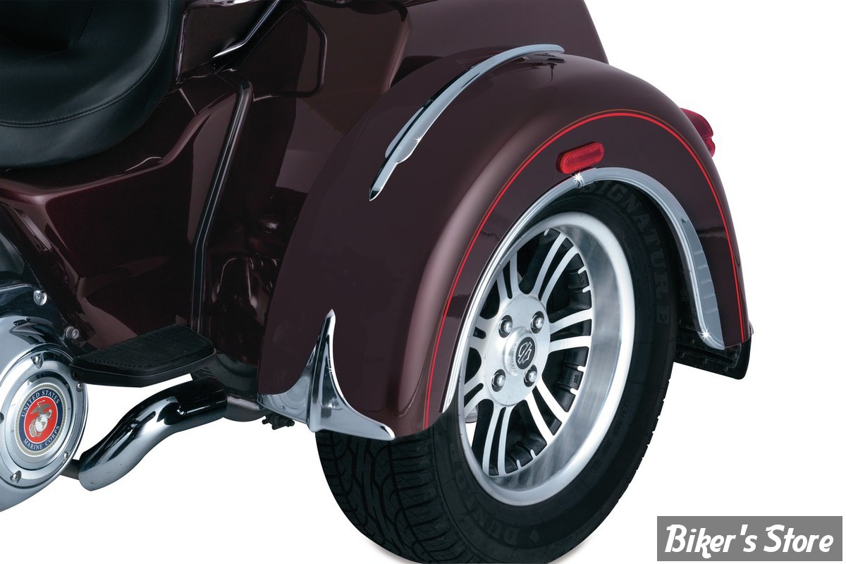 ORNEMENTS LATERAUX DE GARDE BOUE - TRIKE HD - KURYAKYN - REAR