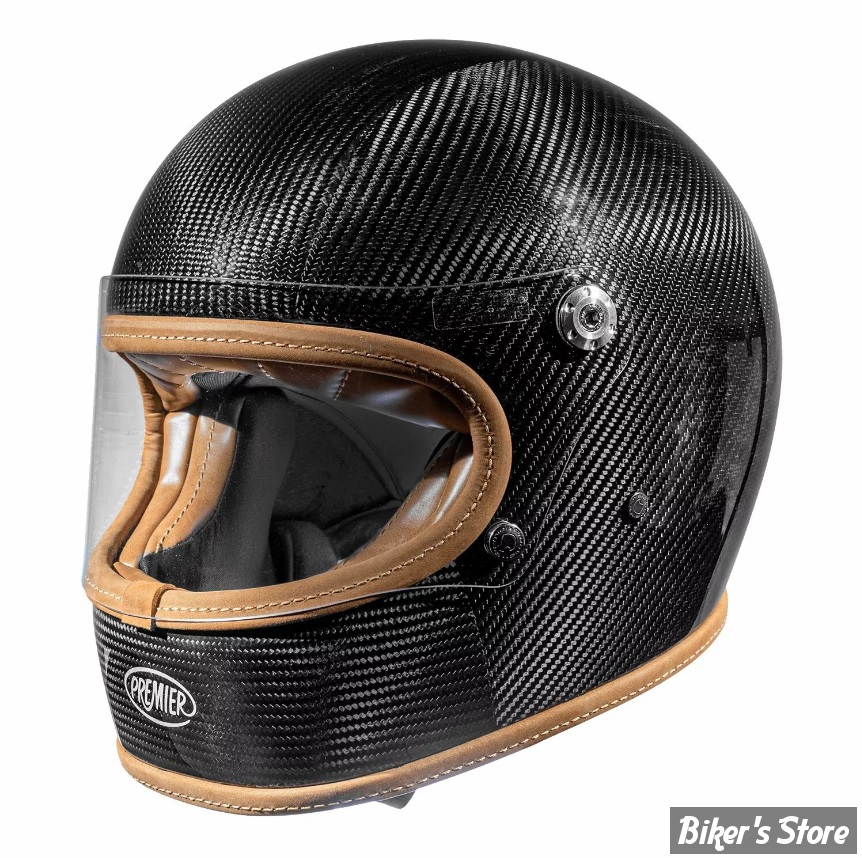 - CASQUE INTEGRAL - PREMIER HELMETS - TROPHY PLATINUM ED - CARBON - TAILLE M