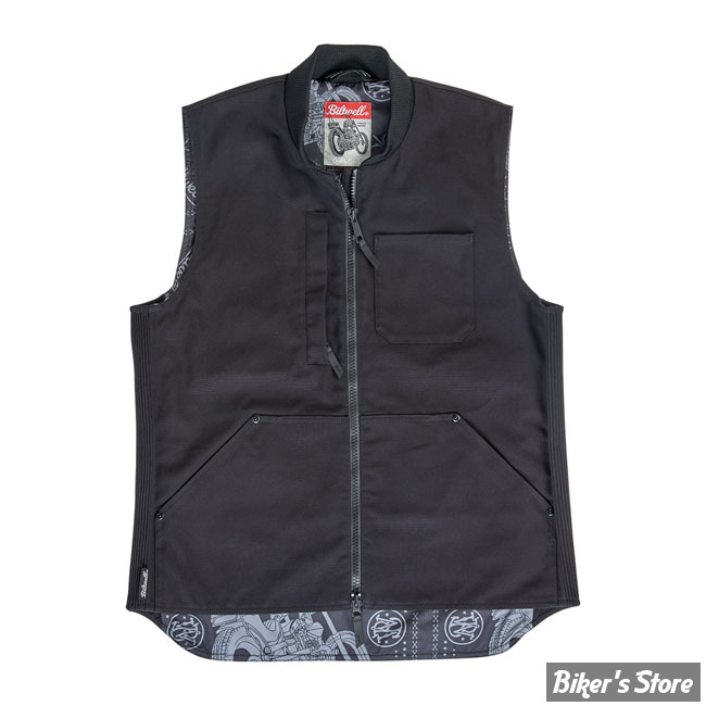 -GILET SANS MANCHE - BILTWELL - 4 Speed vest - BLACK / NOIR - TAILLE M