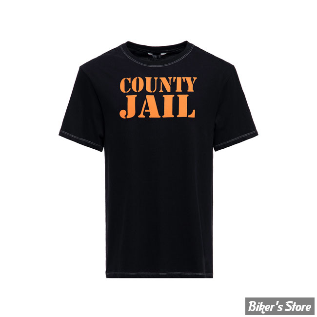 -TEE-SHIRT - KING KEROSIN - County Jail t-shirt - NOIR - TAILLE M