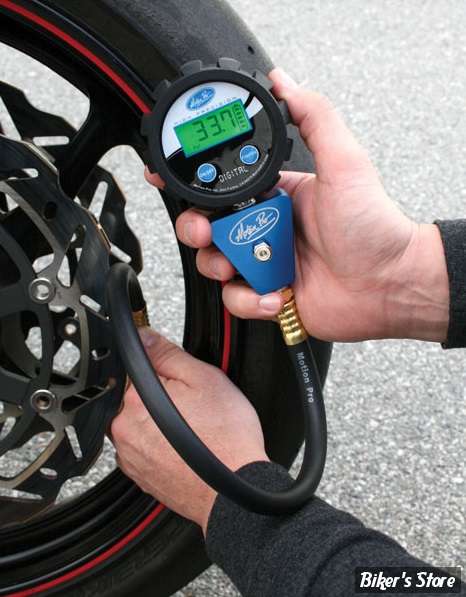 Manomètre numérique de pression des pneus, pour voiture et moto