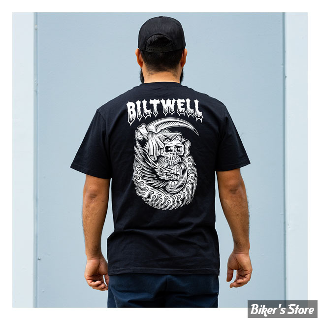 - TEE-SHIRT - BILTWELL - Creep t-shirt - BLACK / NOIR - TAILLE M