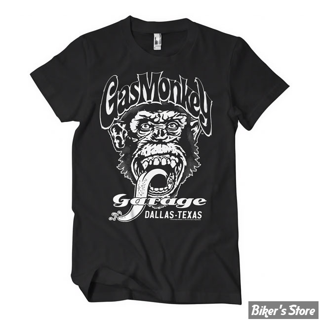 - TEE-SHIRT -  GAS MONKEY - Dallas, Texas t-shirt - BLACK - TAILLE M