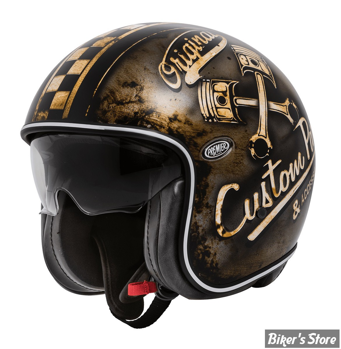 CASQUE JET  - PREMIER HELMETS - VINTAGE OP 9 BM - MULTI - TAILLE S