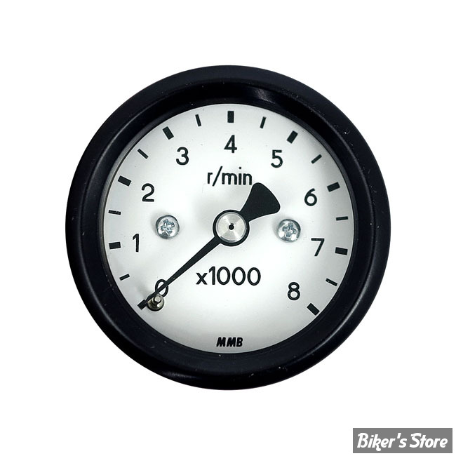 Compte tours blanc Auto Meter - 10000RPM