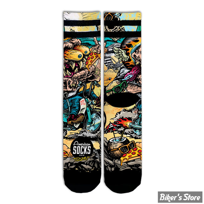 CHAUSSETTES - AMERICAN SOCKS - SIGNATURE - Bike Monster Signature socks - POINTURE 38-41