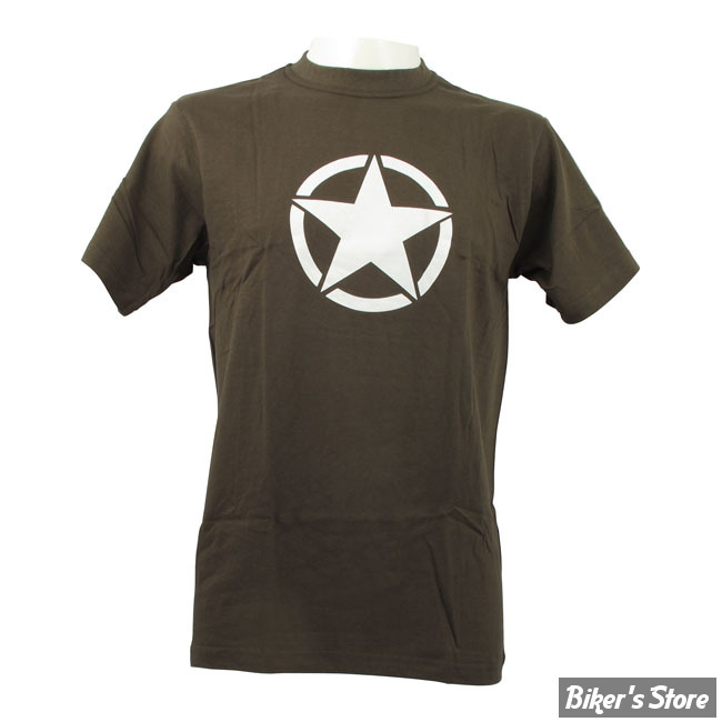 TEE-SHIRT - FOSTEX - VINTAGE - WHITE STAR - VERT - TAILLE L