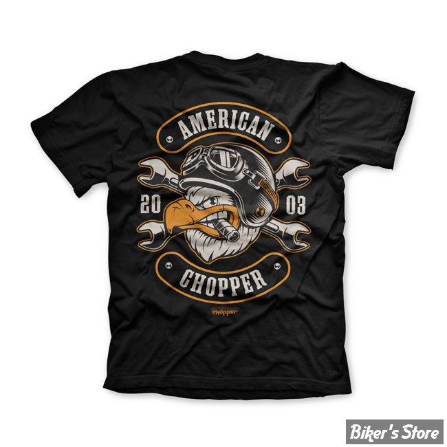 -TEE-SHIRT - AMERICAN CHOPPER - Cigar Eagle t-shirt - BLACK - TAILLE XL