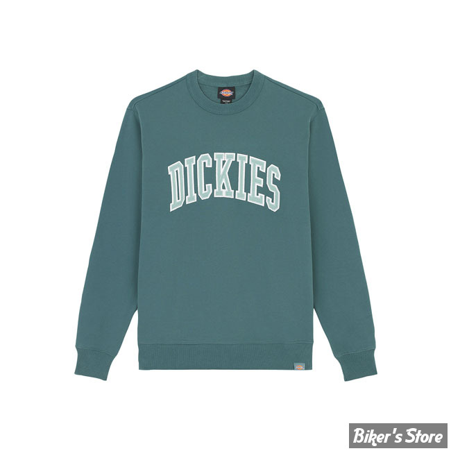 SWEAT SHIRT - DICKIES - Aitkin Sweatshirt - green / surf Blue - TAILLE M