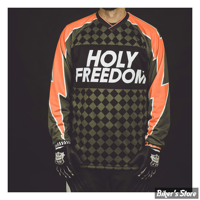 TEE-SHIRT MANCHES LONGUES - HOLY FREEDOM - DIRTY JERSEY - DIECI - TAILLE M