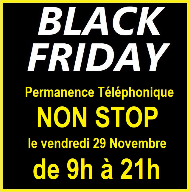 BLACK FRIDAY 2024 : - 20 % DE REMISE SUR PLUS DE 9